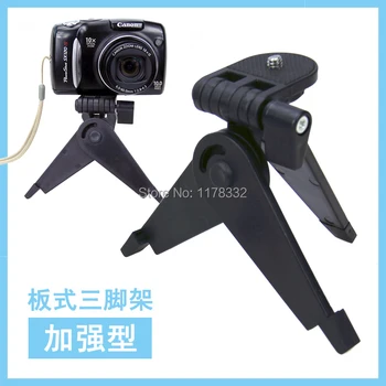 

2PCS Camera Black Portable Folding Tripod Stand for Canon for Nikon Cameras DV Camcorders Free Shipping + tracking number