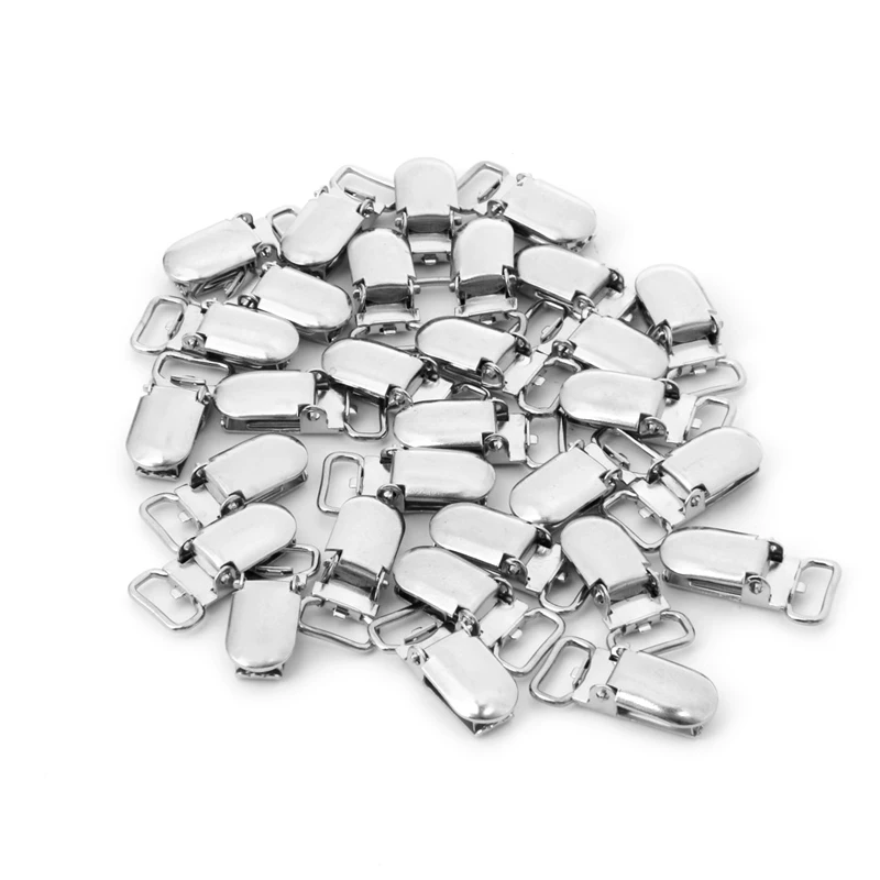 

30Pcs/Set Metal Pacifier Clip Baby Pacifier Suspenders Clips Metal Mitten Dummy Nipples Holders Suspender Pacifier Holder