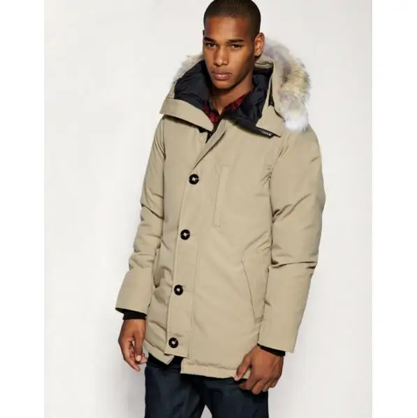 

2016 Brand New Mens Goose Down Jacket Warm Winter CHATEAU PARKA Big Removable Raccoon fur