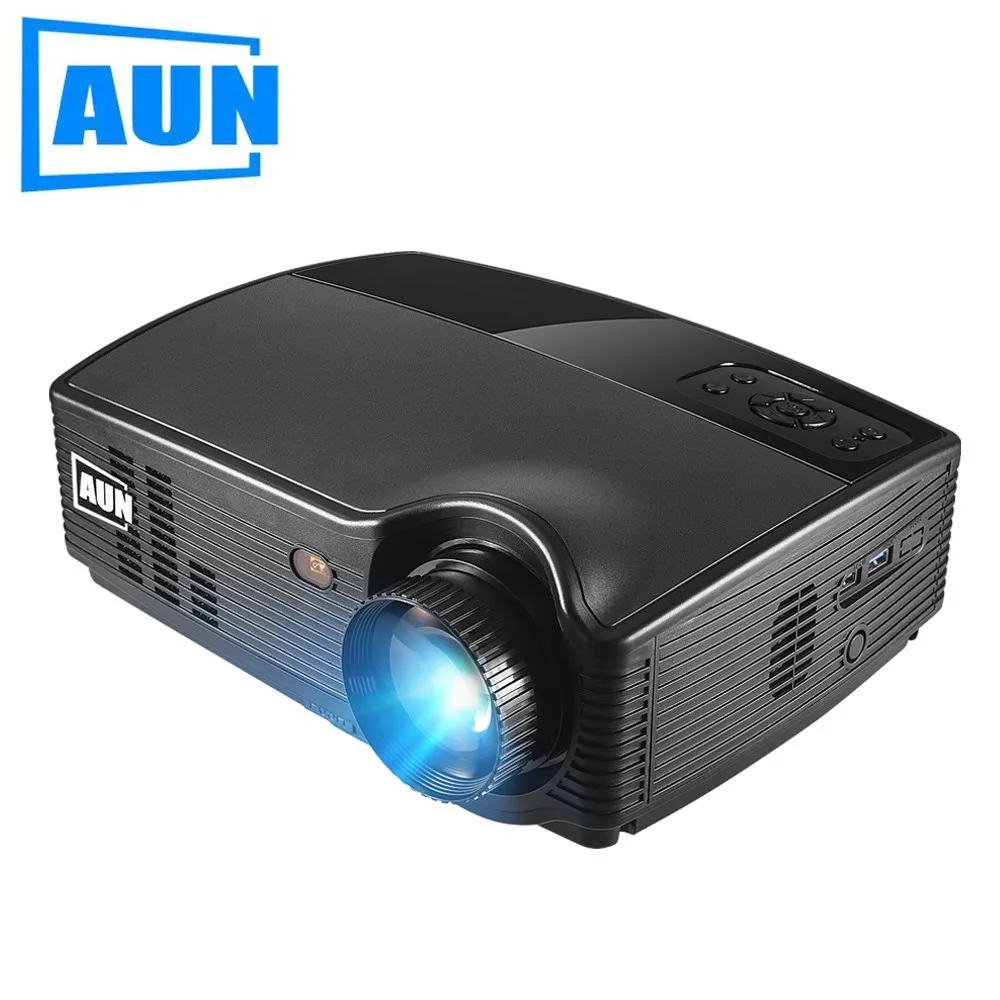 Бренд AUN проектор для android устройств PH10X Bluetooth wifi. 3500 люмен поддержка 1080 P