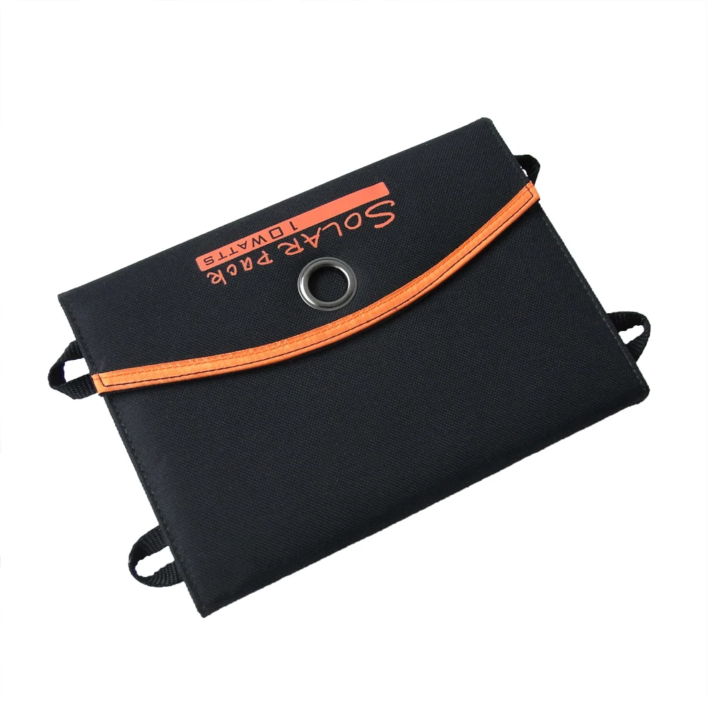 

10W Folding Outdoors Emergency Power Charger Solar Panel Charger Pack With USB Port for MP4 Mobile Camera Speckers Laptop