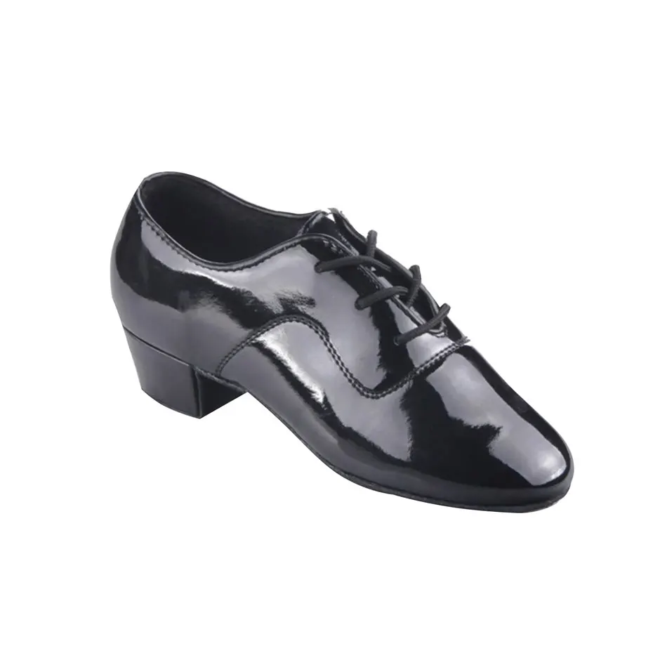 Msmax LDM-2 детская обувь для мальчиков Лакированная кожа обувь для латинских танцев современное бальное профессиональная сценическая Танго, латина, обувь для детей