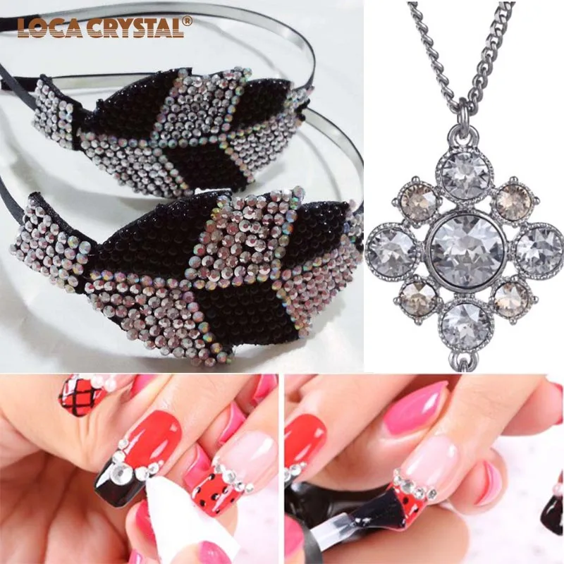 LT. COL. Topaz цветные украшения для дизайна ногтей Flatback Rhinestone Прямая продажа с фабрики