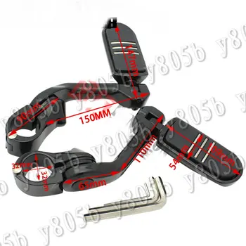 

Motorcycle Footrest Foot Pegs For Street Electra Street Road Tour Glides Dyna Wide Glide FLST FLT 32mm-38mm Guard Crash Bars