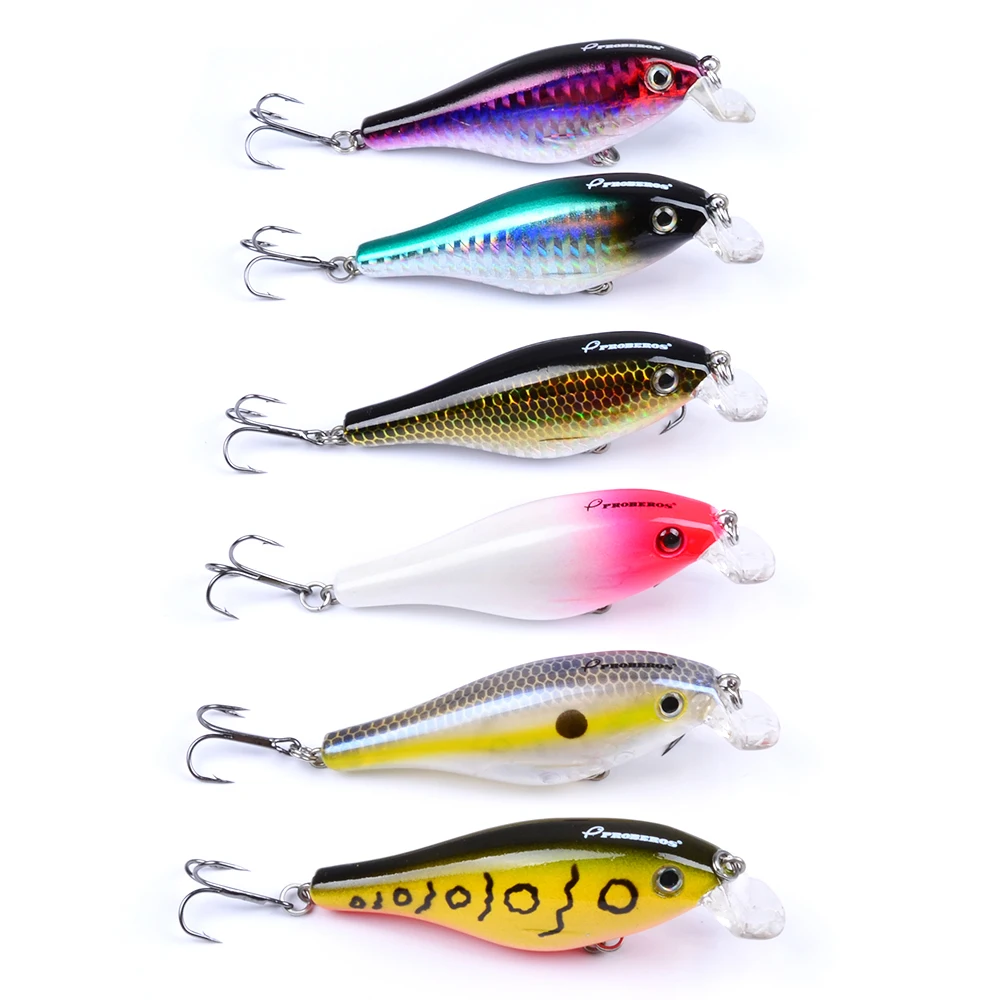 1 шт. пластиковые рыболовные приманки с рисунком 3 &quot 8 4 см/11 09 г 0 унций VIB Bassbait 6