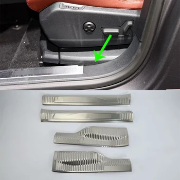 

ABS car accessories stainless steel inner door scuff plate 4pcs Car Styling For Peugeot 3008 2017