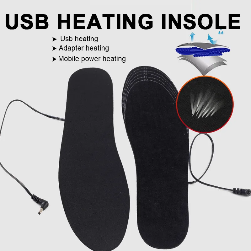 

EVA Electric Foot Heated Snow Warmer Insoles Durable Winter Heater Insoles Skiing Dorpshipping