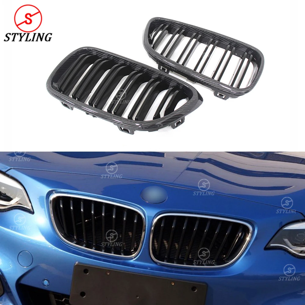 F22 гриль для BMW F23 F87 M2 пластик и углеродное волокно передняя решетка передний