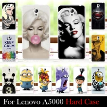 For Lenovo A5000 Case Hard Plastic Mobile Phone Cover Case DIY Color Paitn Cellphone Bag Shell