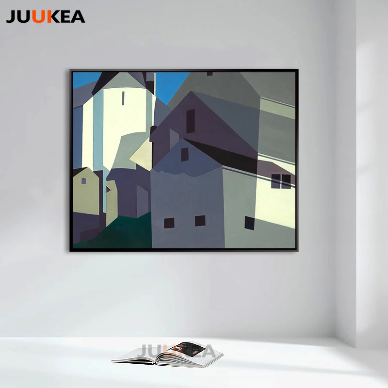 

Conference No. 1 by Charles Sheeler Sun Roof Garden Classic Oil Painting Print On Canvas Wall Picture For Living Room Home Decor