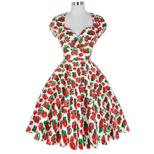 Summer Dress 2016 Vintage Rockabilly Dresses Jurken 60s 50s Vintage Big Swing Floral Pinup Short Long Audrey Hepburn Dresses