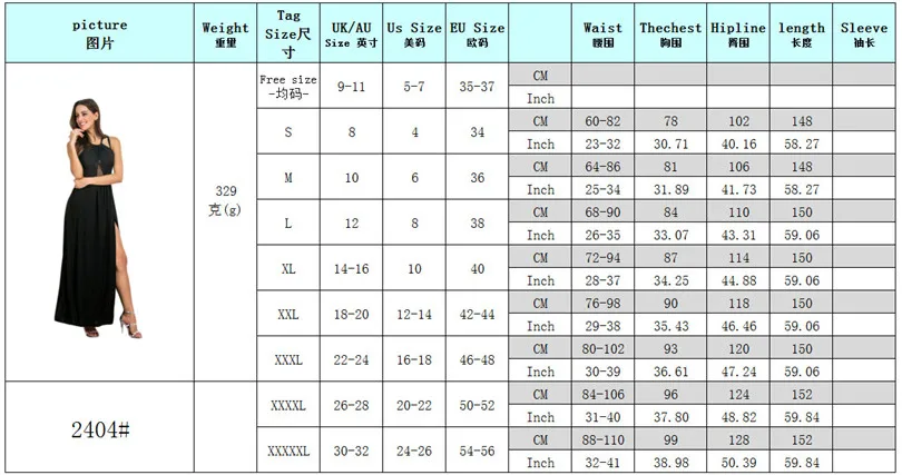Plus Size S-5XL Sexy Slit Hollow Out Women Club Party Dress Spaghetti Strap O-Neck Ladies Maxi Dress Robe Femme Ete 2019 Dresses (1)