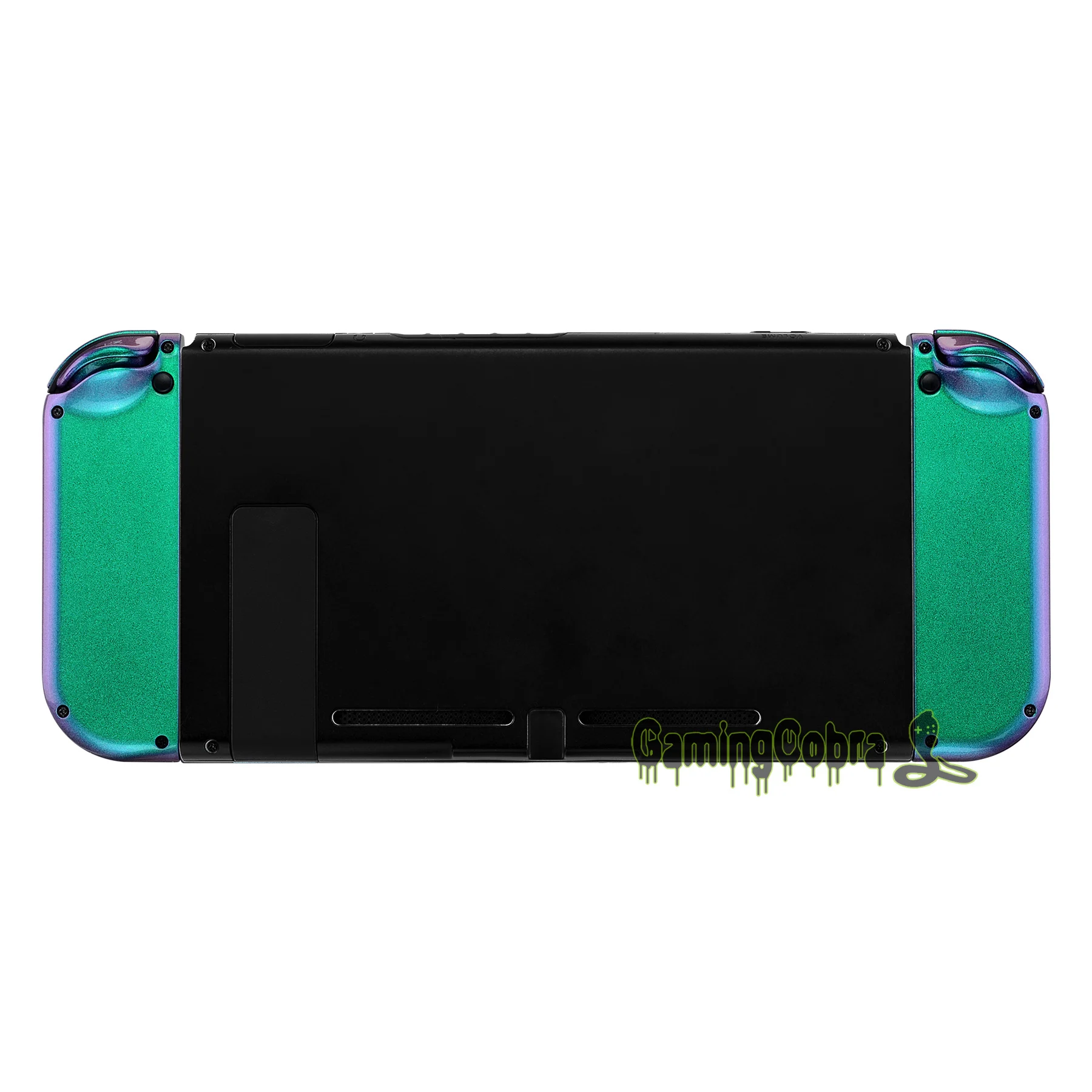 Хамелеон зеленый фиолетовый Joycon карманный корпус контроллера с полными кнопками
