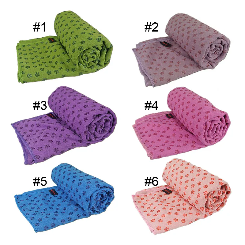 Yoga Mat Towel Non slip Yoga Blankets Silicone Nubs Yoga Towel Environmental Anti slip Yoga Towels