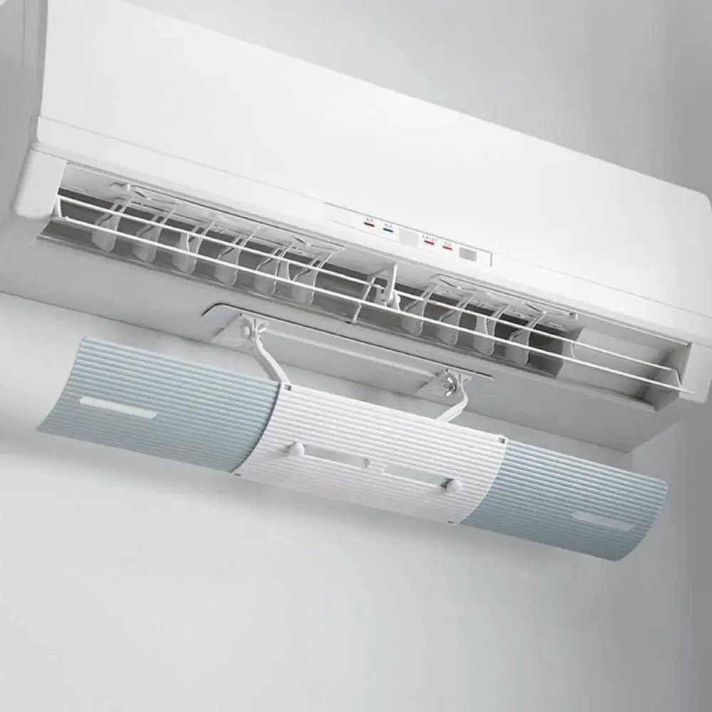 

Adjustable Air Conditioner Cover Windshield Air Conditioning Baffle Shield Wind Guide Month Straight Anti-wind Shield