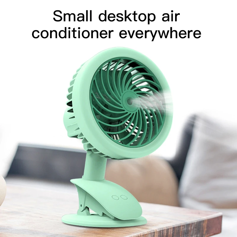 Tanie KUULAA Mini USB akumulator wentylator chłodzący klip wentylator biurkowy podwójnego zastosowania akademik domowy nocny przenośny pulpit biurowy