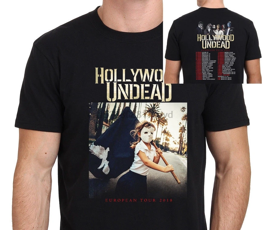

New HOLLYWOOD UNDEAD TOUR 2019 Mens T-Shirt Black Size S -XXL