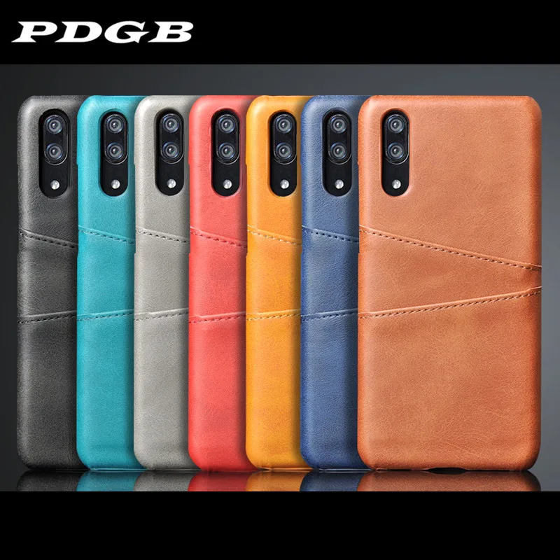 

PDGB Leather Case For iPhone X 10 8 7 6 6s Plus back cover for iphone XS MAX XR Card Holder Wallet Case capa fundas