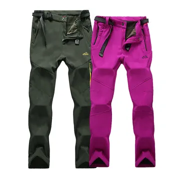 

Men's trousers soft shell pants cotton breathable warm outdoor pants training loose pants large size 5XL