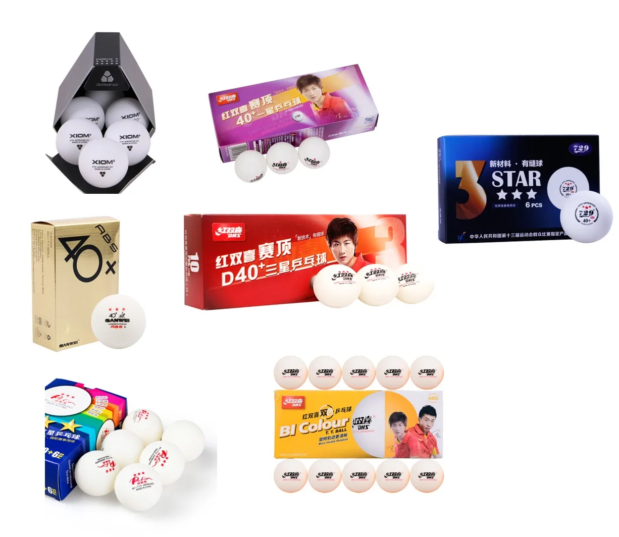 

Original Dhs Palio Sanwei 729 40+ 3 Stars New Table Tennis Ball New Technology For Ping Pong Racket Ittf Approved