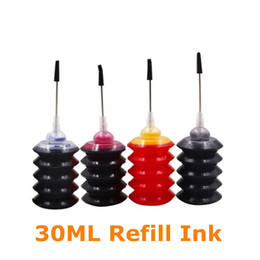 

BLOOM 30ml Refill Dye Ink Kit Compatible For HP 301 xl ink cartridge for Deskje 1000 1050 2000 2050 2510 3000 3054 pinter