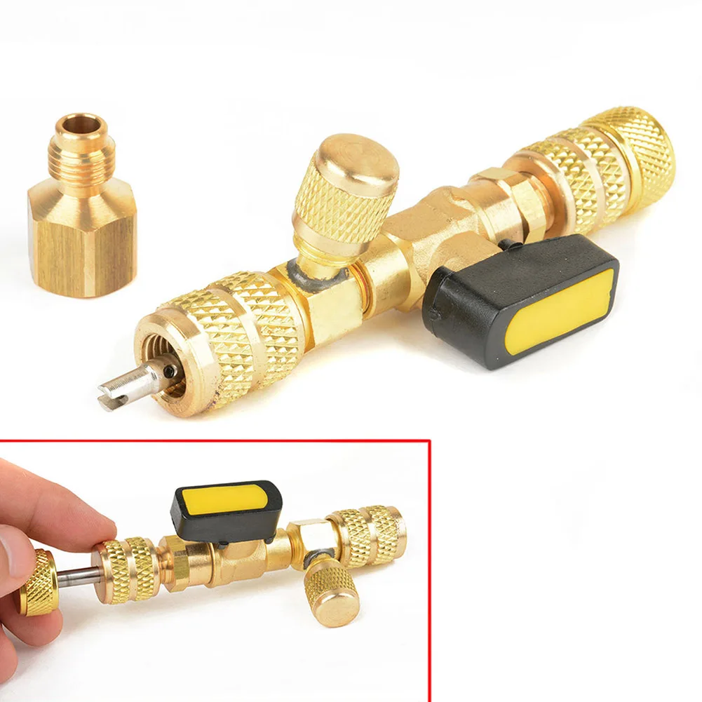 

Valve Core Remover Tools Dual Size 1/4 and 5/16 Port Installer Tool QJS Shop