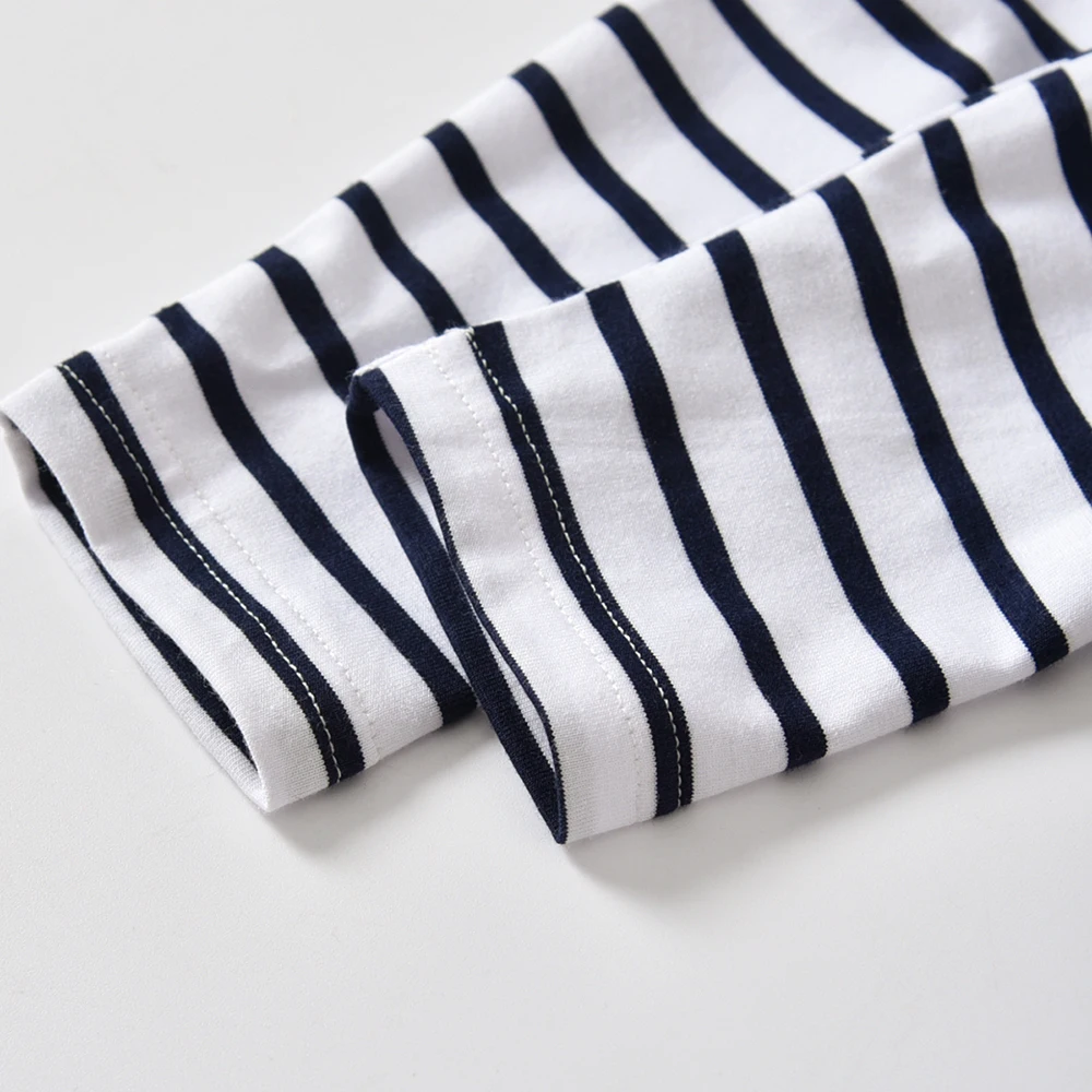 Gentleman Clothing Baby Navy Striped Climbing Suit Boy Girl Cotton Family Spring Autum Winter Baby Clothes Suit for 6-24M Baby 13
