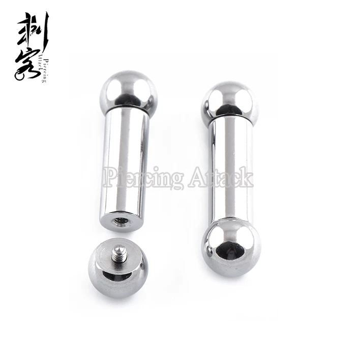 Heavy Gauge Steel Internally threaded Barbell 2Gauge 6x16x8mm Body