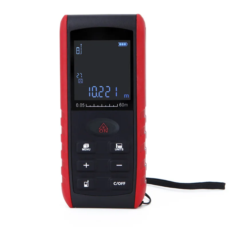 

KXL-E40 Laser Range Finder Building Laser Distance Meter Ruler Laser Rangefinder Digital Area/Volume Measuring Tool