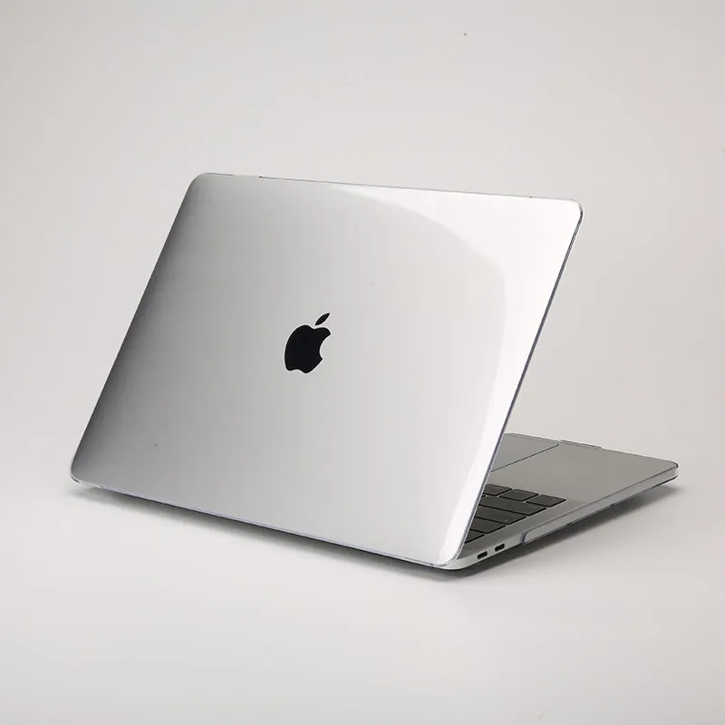 Чехол Sanmubaba для Macbook Pro retina 13 15 с сенсорной панелью, масляной краской, чехол для mac book air 11 13 12 дюймов, чехол для ноутбука - Цвет: Crystal Transparent