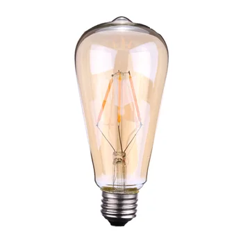 

4W ST64 LED Bulb Light AC110-120V E26/E27 Edison Style Antique Vintage Retro for Holiday Festival Decorations Warm White lamp