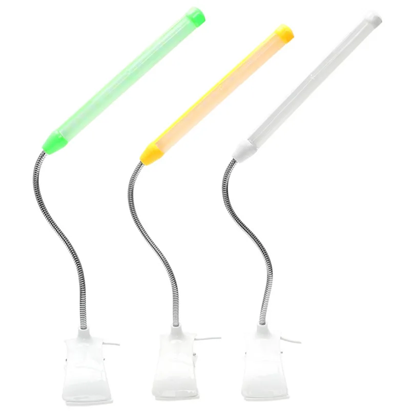 Night Book light Portable Flexible Folding LED Clip On Reading Book Light Lamp For Reader Kindle # 4m10 (1) - 