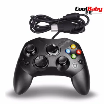 

50pcs lots Wired Gamepad Joystick Game Controller S Type for Microsoft Xbox Console Games Video Accessories Replacement