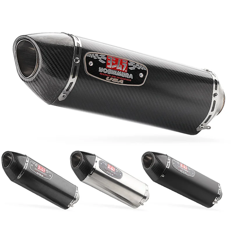 

51MM Motorcycle Motorbike Akrapovic Yoshimura Exhaust Pipe For NINJA250 CB1000R CRF230 GSR650 Z1000 R6 ATV Dirt Pit Bike Exhaust