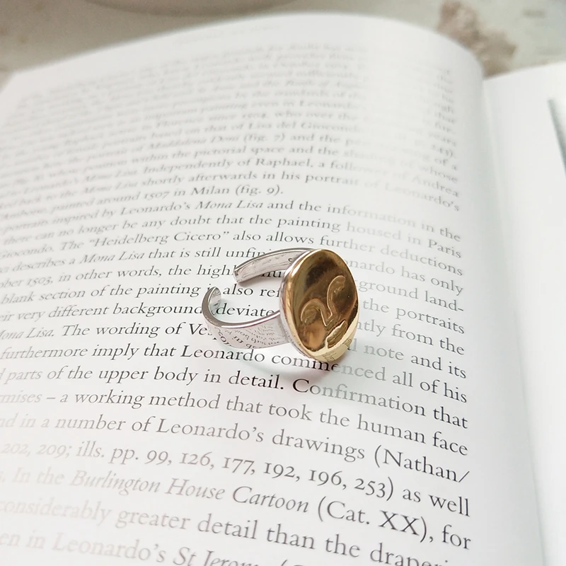Кольцо из стерлингового серебра 925 пробы с абстрактным художественным лицом, дизайнерское изделие, простой дизайн, модные кольца для женщин, очаровательные ювелирные изделия