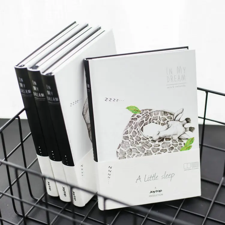 

A5 cartoon panda rabbit hardcover creative student diary notebook