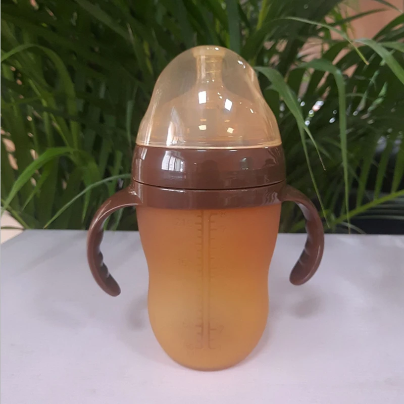 Силиконовая бутылочка для кормления ширина бутылки молока регулируемый
