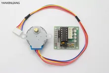 5V 4-Phase 28YBJ-48 DC Gear Step 1PCS Stepper Motor + 1PCS ULN2003 Driver Board ULN2003 For Arduino PIC MCU DIY