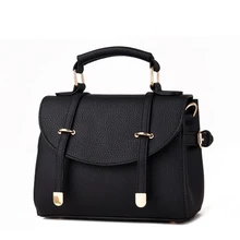 Two Belt Buckle Ornament Ladylike font b Handbag b font Japan And Korean Style Designer Small