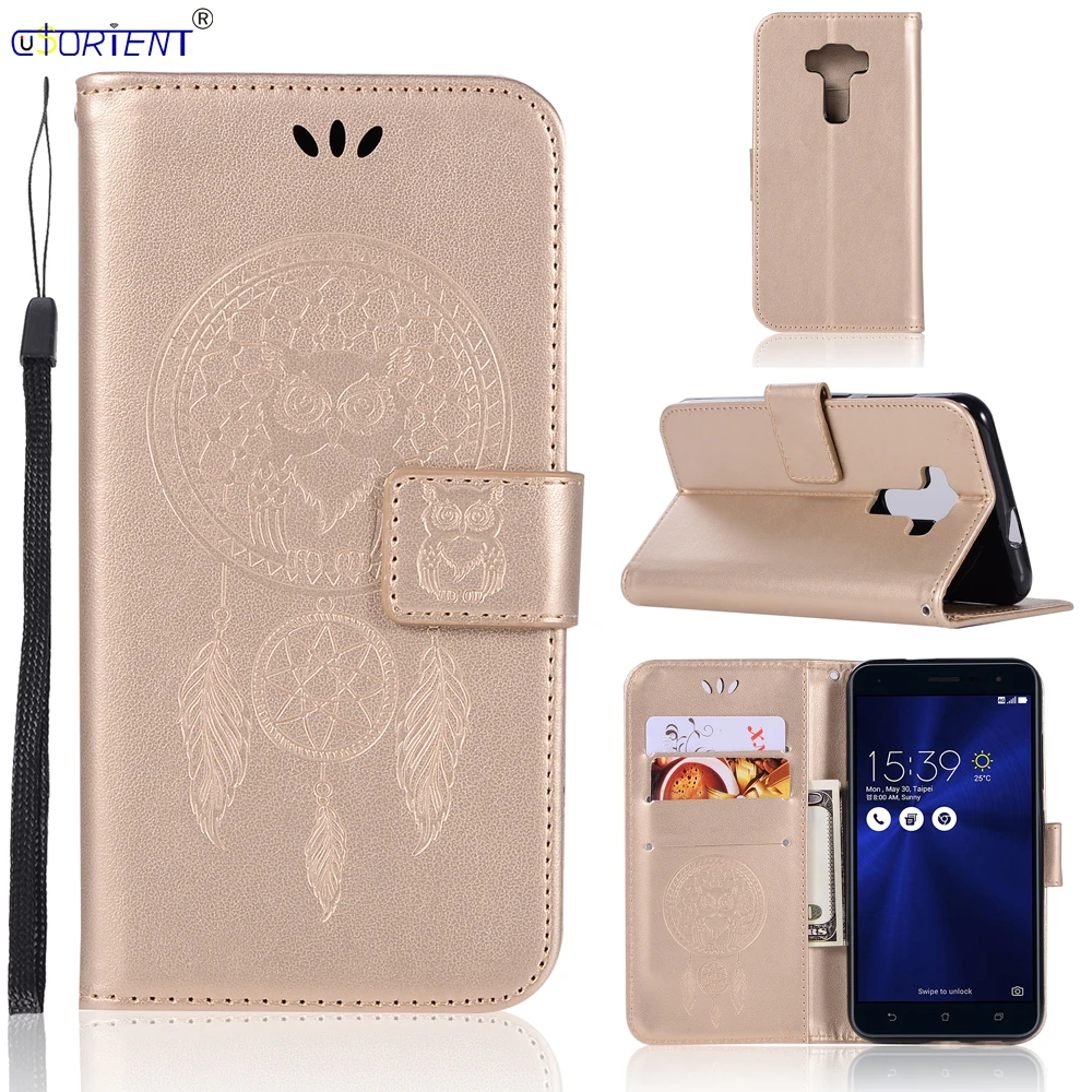 

For ASUS ZenFone 3 ZE520KL Flip Wallet Case Z017D Z017DA Z017DB ZenFone3 5.2" Card Slot Phone Bag ZE520 ZE 520 KL Leather Cover