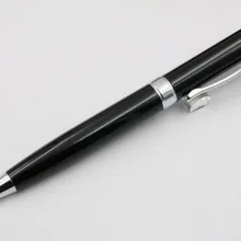 Студенческие серебряные с черными шершавые шариковые ручки Baoer