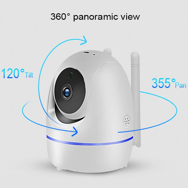 3.0MP Wide Angle Wifi Wireless Camera Smart Home Security Camera Surveillance Cameras Full HD Night WiFi Camera Monitor CM.Y26