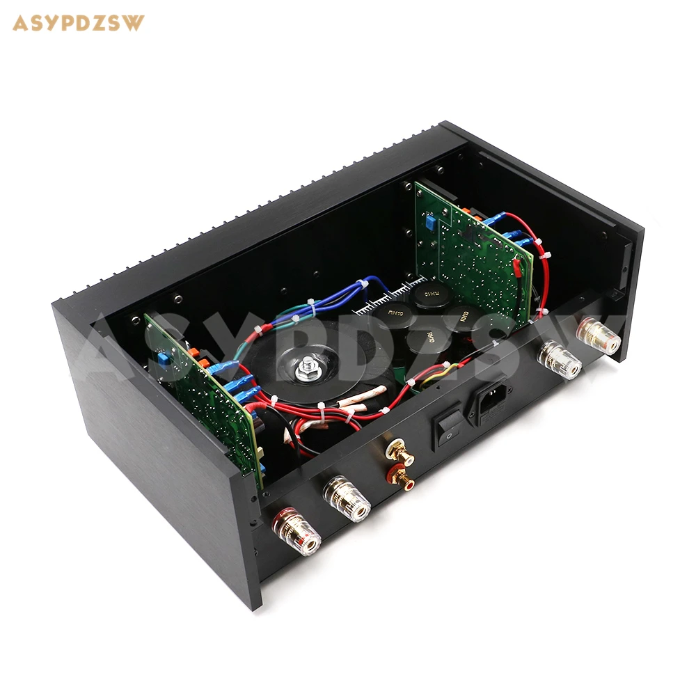 Готовый HIFI классический QUAD405 клон усилитель мощности на MJ15024 75 Вт+ 75 Вт