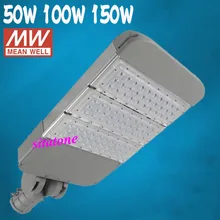 4 шт. AC85-265V IP65 50 Вт 100 Вт 150 Вт светодиодный уличный свет 110-120LM/Вт Светодиодный драйвер внутри Гарантия 2 года
