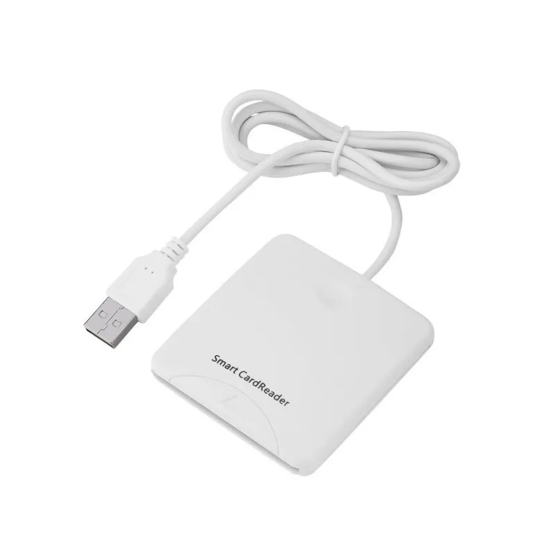 Portable USB Smart Chip Card IC Credit Card Reader Encoder Writer with SIM Slot for Windows for 2000 XP or Mac OS X Linux