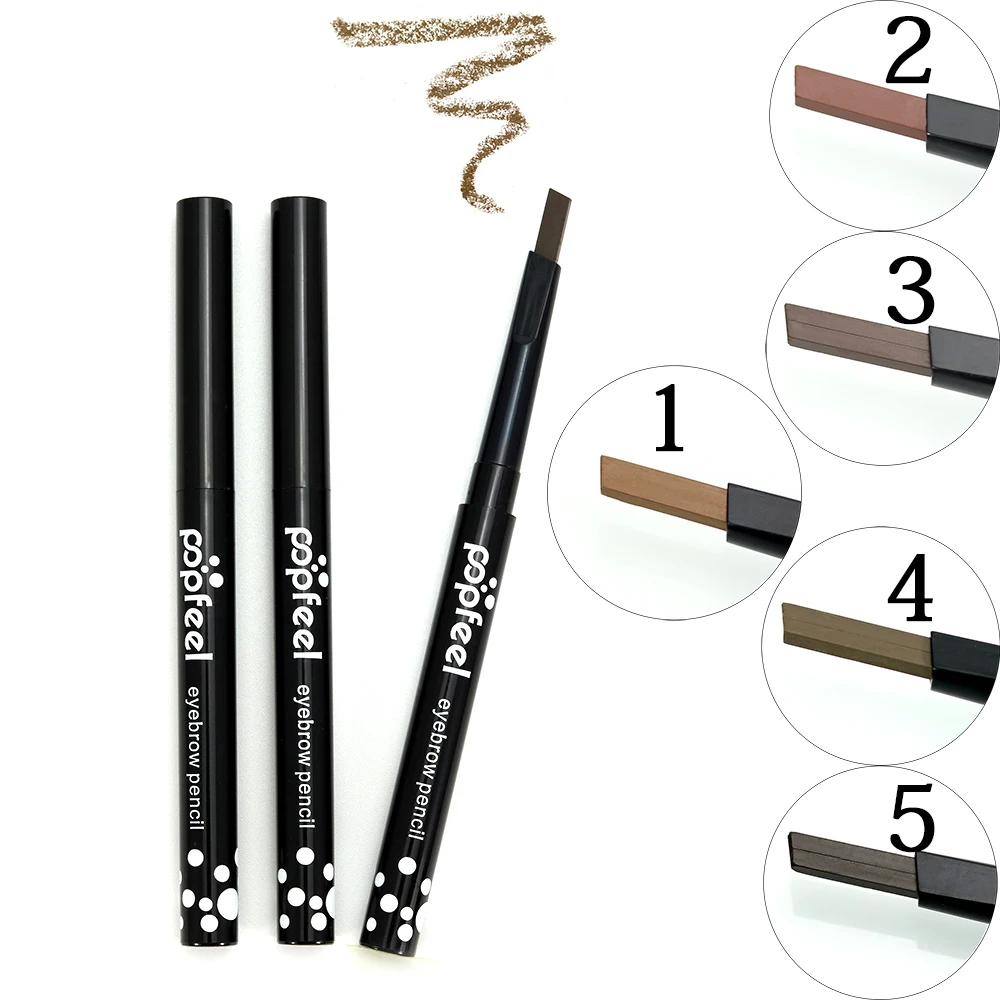 

Popfeel 5 Colors Automatic Waterproof Eyebrow Pencil Long Lasting Eyeliner Eye Brow Pen Make Up Beauty Tools TSLM2