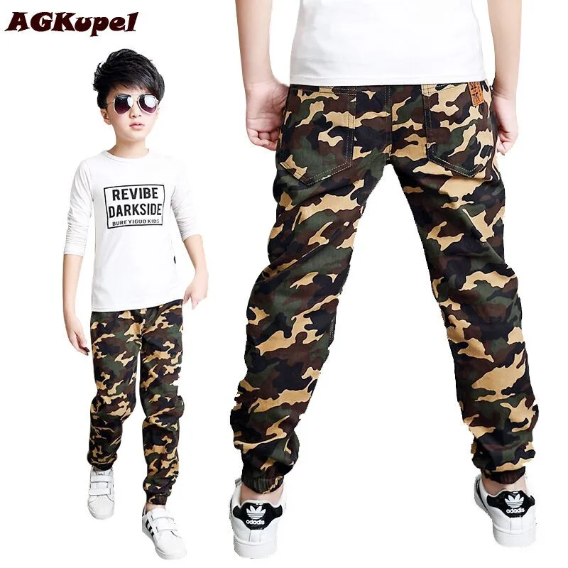 boys camouflage trousers