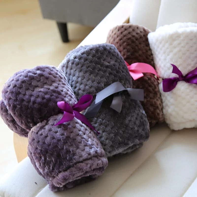 70*100cm Small Blanket Flannel Aircraft/Sofa Use Office Children