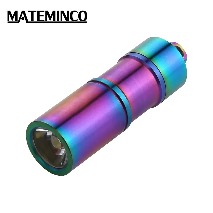 Mateminco K01 портативный мини-брелок Usb Перезаряжаемые 100 люмен Светодиодная Вспышка светильник фонарь светильник - Испускаемый цвет: SS Colorful