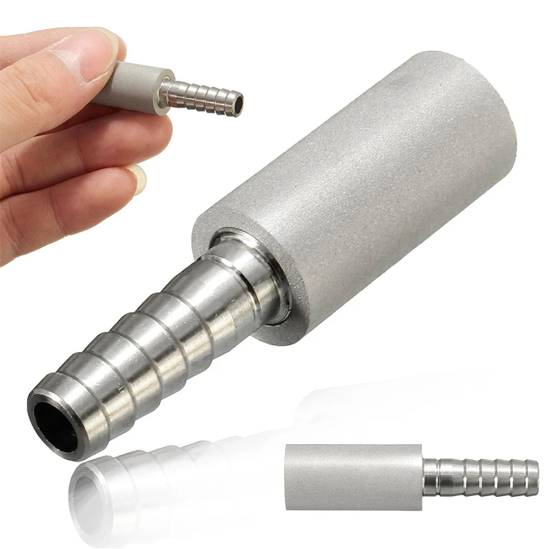 JX-LCLYL 0.5 Micron Homebrew Oxygenation Diffusion Stone Steel Beer Carbonation Aeration